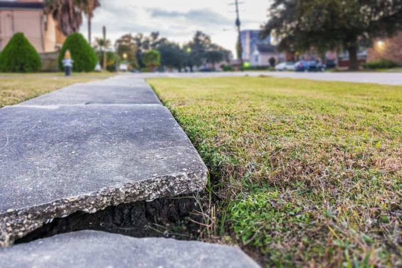 Sidewalk Leveling detail
